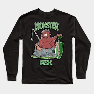 Monster Fish! Bigfoot Long Sleeve T-Shirt